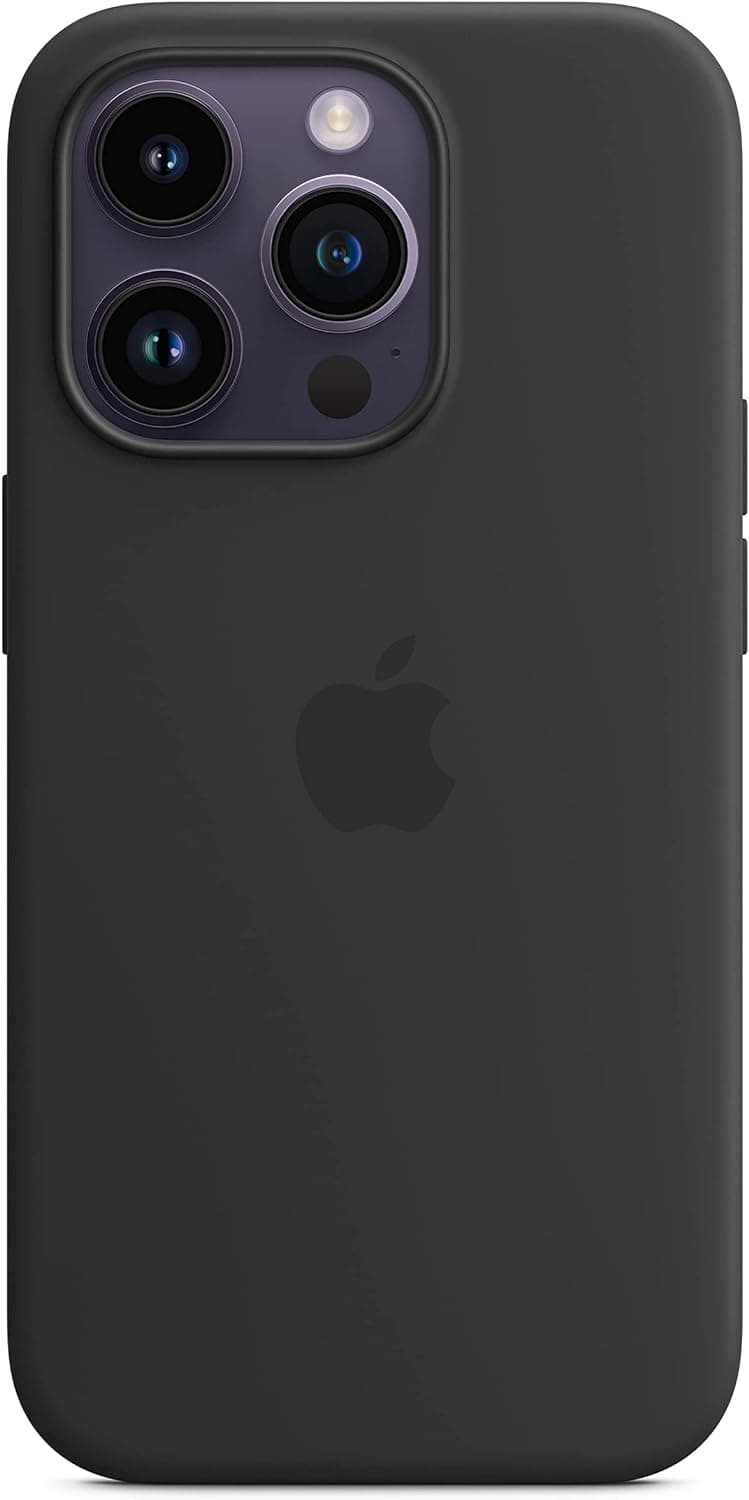 Apple Silikon Case mit MagSafe [für iPhone 14 Pro] mitternacht