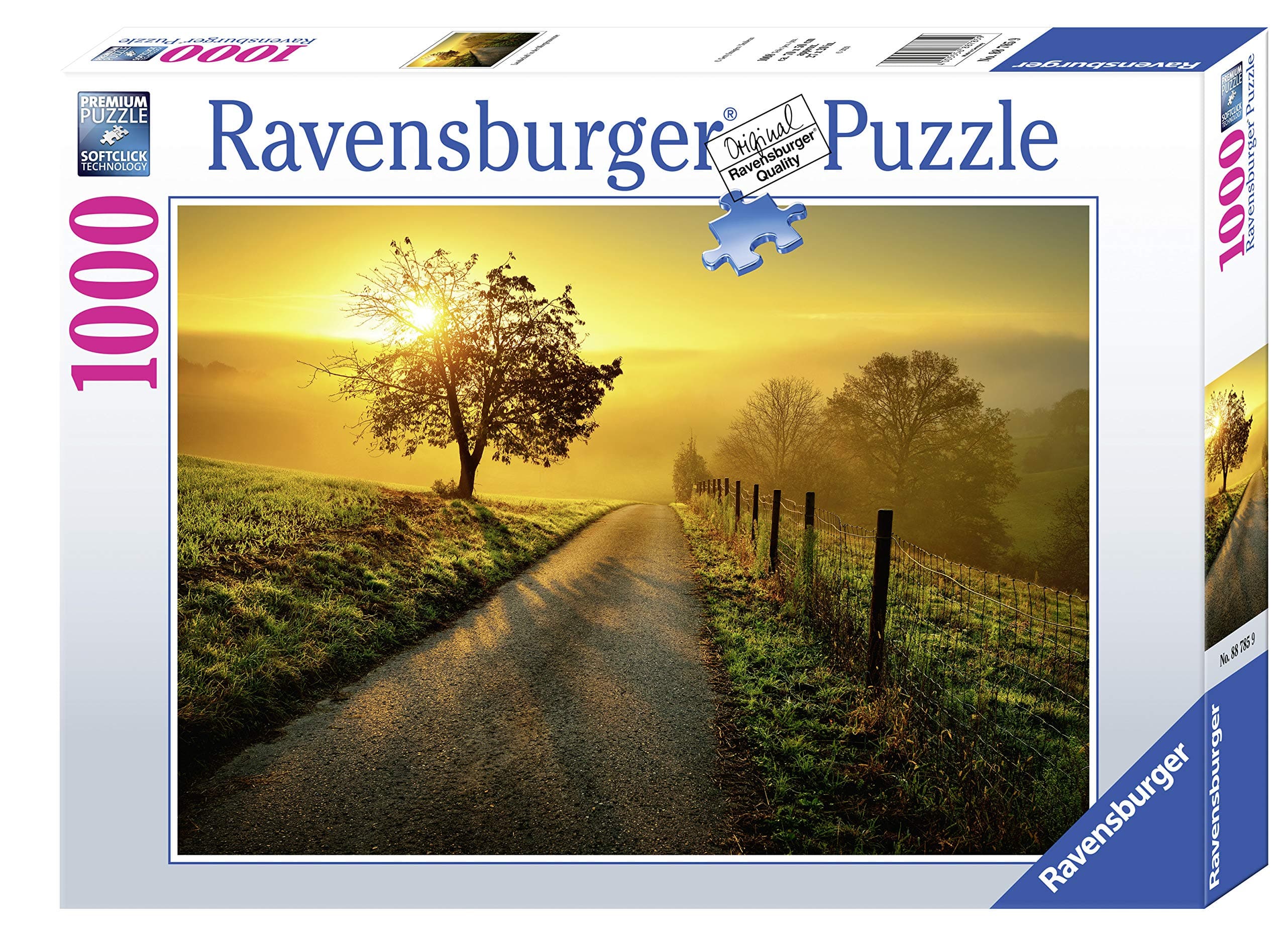 Ravensburger Puzzle 88785 - Landschaft in der Morgensonne [1.000 Teile]