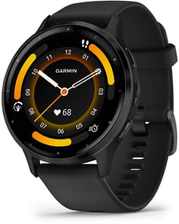 Garmin Venu 3 [inkl. Silikonarmband schwarz] 45mm Edelstahlgehäuse schwarz