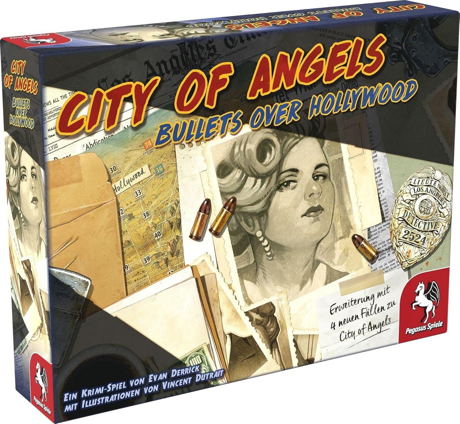 Pegasus Spiele 57461 - City of Angels: Bullets over Hollywood [Erweiterung]