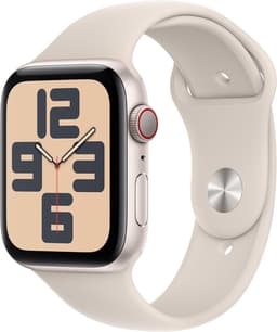 Apple Watch SE 2 (2022) [GPS + Cellular inkl. Sportarmband S / M polarstern] 44mm Aluminiumgehäuse polarstern