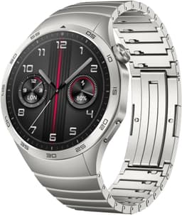 Huawei Watch GT 4 [inkl. Edelstahlarmband silber] 46mm Edelstahlgehäuse silber