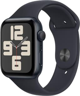 Apple Watch SE 2 (2022) [GPS inkl. Sportarmband S/M mitternacht] 44mm Aluminiumgehäuse mitternacht