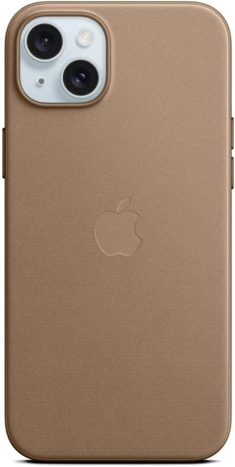 Apple Feingewebe Case mit MagSafe [für iPhone 15 Plus] taupe