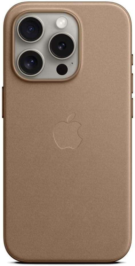 Apple Feingewebe Case mit MagSafe [für iPhone 15 Pro] taupe