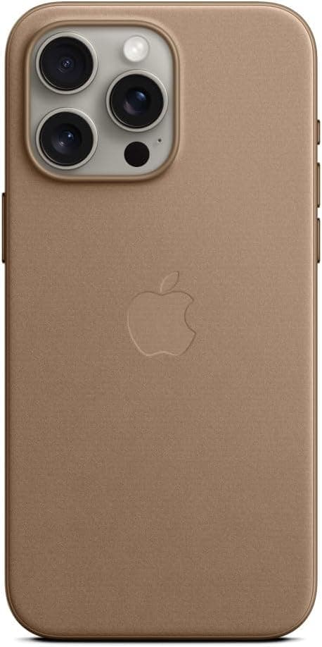 Apple Feingewebe Case mit MagSafe [für iPhone 15 Pro Max] taupe