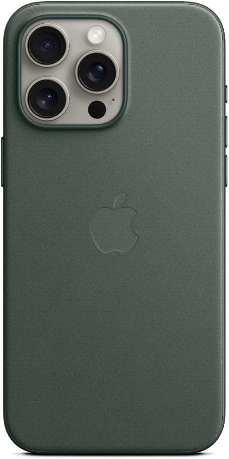 Apple Feingewebe Case mit MagSafe [für iPhone 15 Pro Max] immergrün