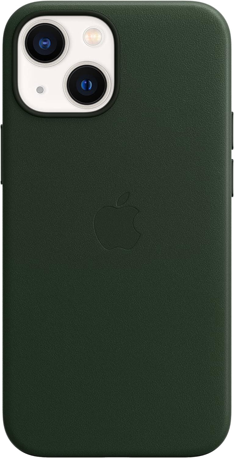 Apple Leder Case mit MagSafe [für iPhone 13 mini] schwarzgrün