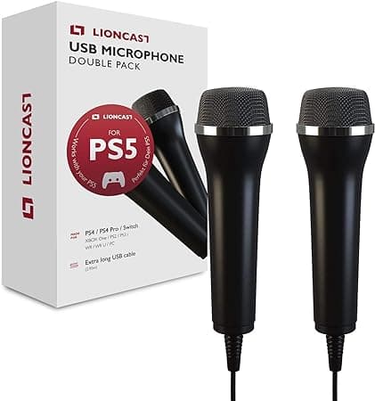 Lioncast USB Mikrofon 2er Set [für PlayStation 5]