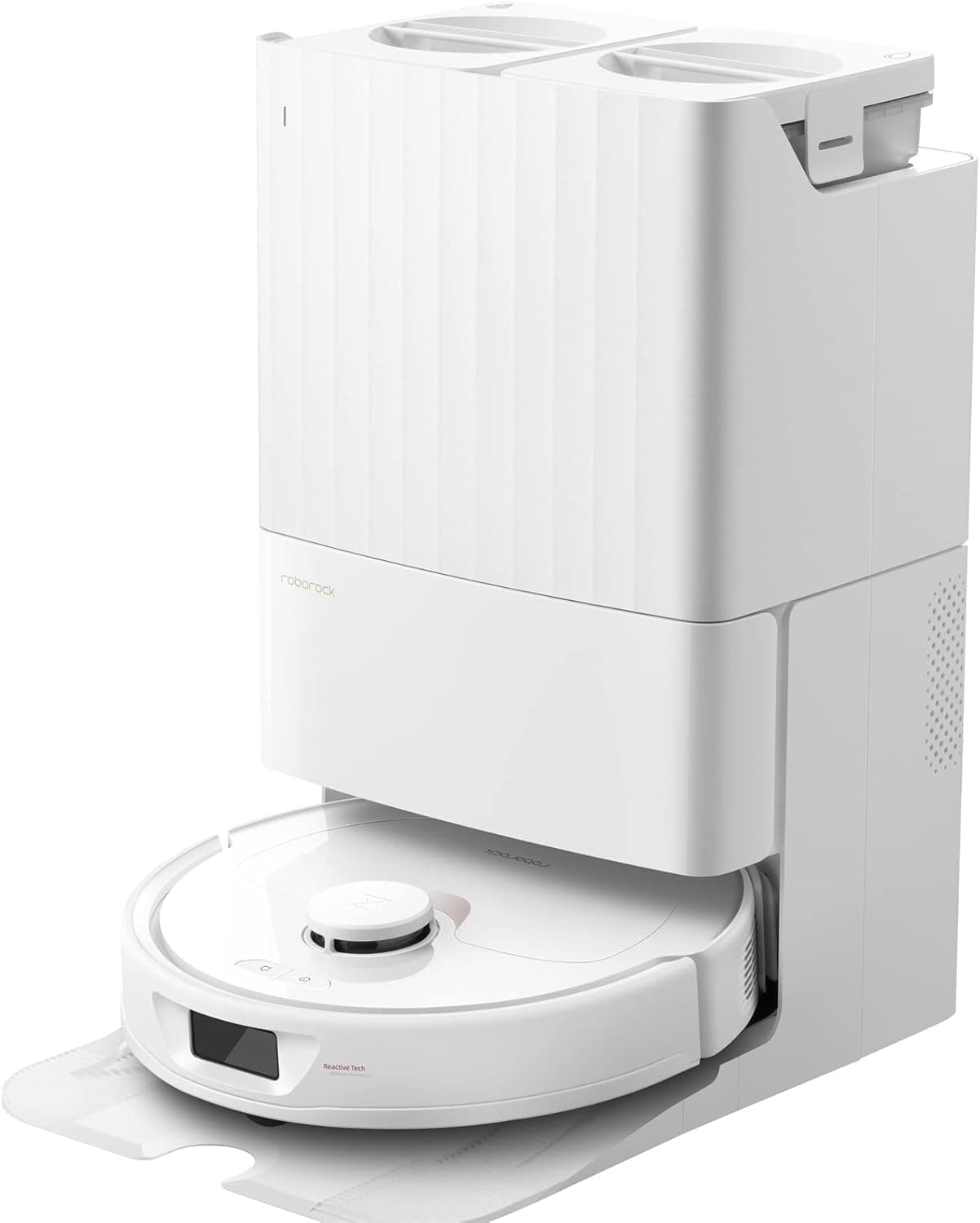 Roborock Q Revo [Saug-& Wischroboter 180 Minuten 80ml + 350ml bis 400qm inkl. Absaugstation] weiß