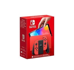 Nintendo Switch Konsole OLED 64GB Mario Edition rot