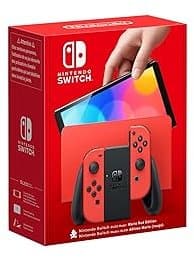 Nintendo Switch Konsole OLED 64GB Mario Edition rot