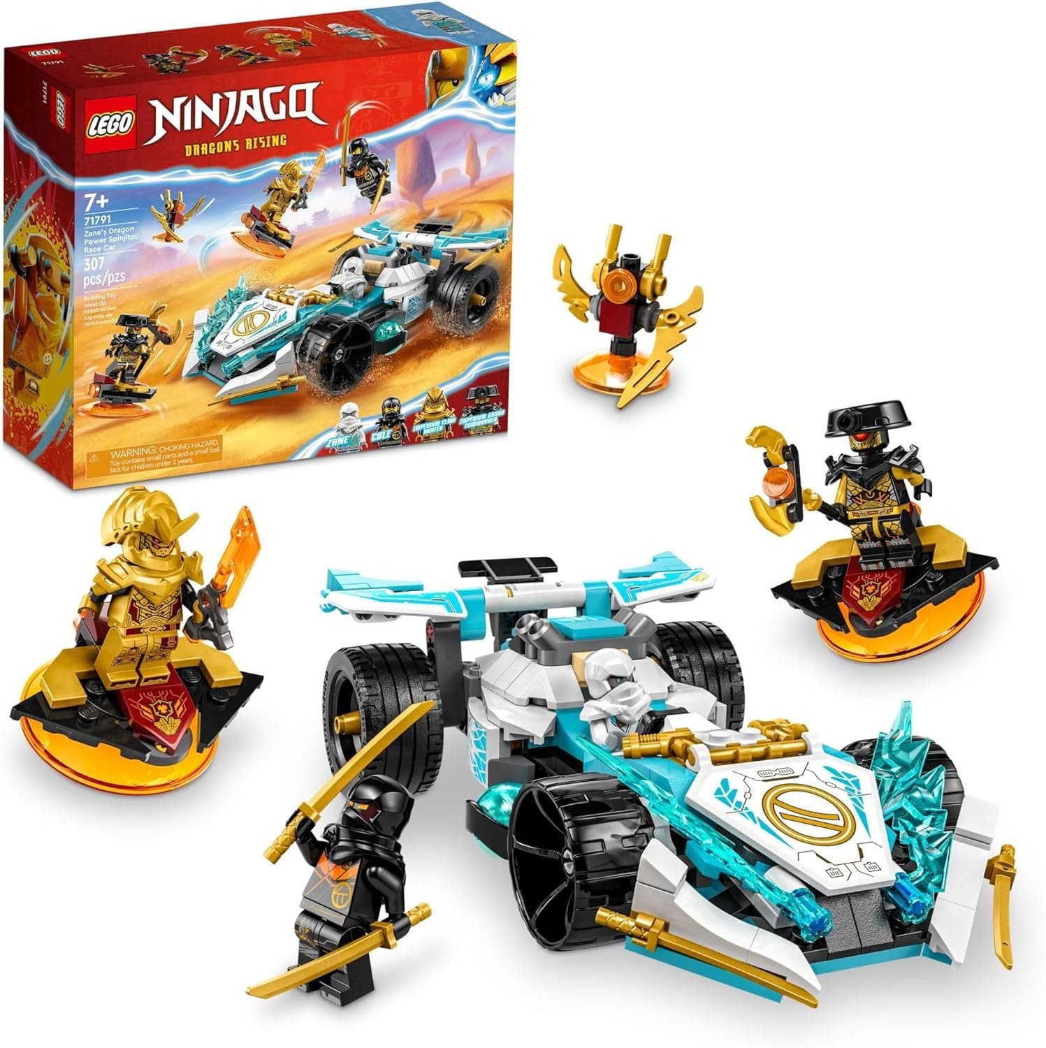 Lego Ninjago - Zanes Drachenpower-Spinjitzu-Rennwagen