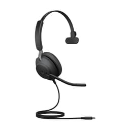 Jabra Evolve2 40 USB-C MS Mono On-Ear Kopfhörer [kabelgebunden] schwarz