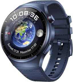 Huawei Watch 4 Pro [inkl. Kunststoff-Armband blau] 48mm Titangehäuse blau