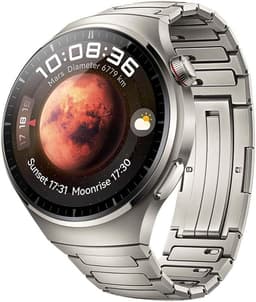 Huawei Watch 4 Pro Elite [inkl. Titan-Armband silber] 48mm Titangehäuse silber