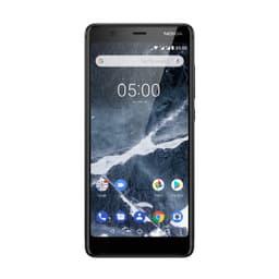 Nokia 5.1 Smartphone (1397 cm (55 Zoll) HD+ Dislplay 16GB 2GB RAM 16MP Kamera langlebiger Vollalurahmen Android Oreo Dual Sim Amazon Edition inkl. Displayschutzfolie) schwarz version 2018