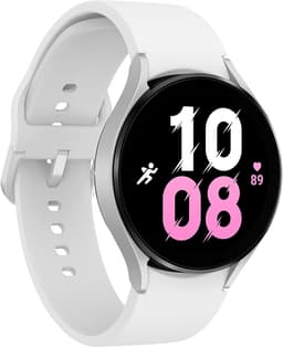 Samsung Galaxy Watch 5 [WiFi + LTE inkl. Silikonarmband weiß] 44mm Aluminiumgehäuse silberSamsung Galaxy Watch 5 [WiFi + LTE inkl. Silikonarmband weiß] 44mm Aluminiumgehäuse silber