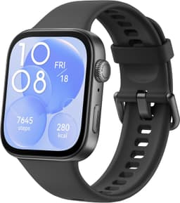 Huawei Watch Fit 3 [inkl. Kautschuk-Armband schwarz] 43mm Aluminiumgehäuse schwarz