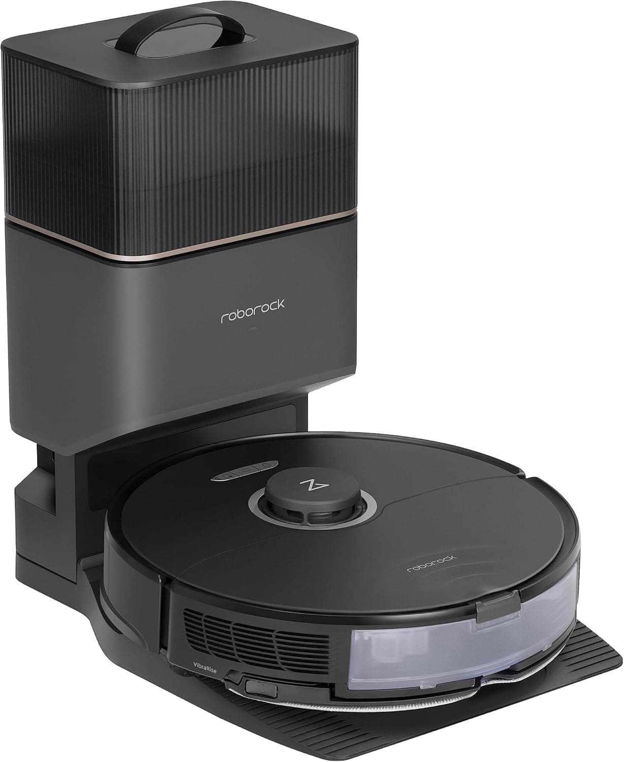 Roborock S8+ [Saug- & Wischroboter 180 Minuten 470ml + 300ml 2.500 Pa] schwarz inkl. Absaugstation