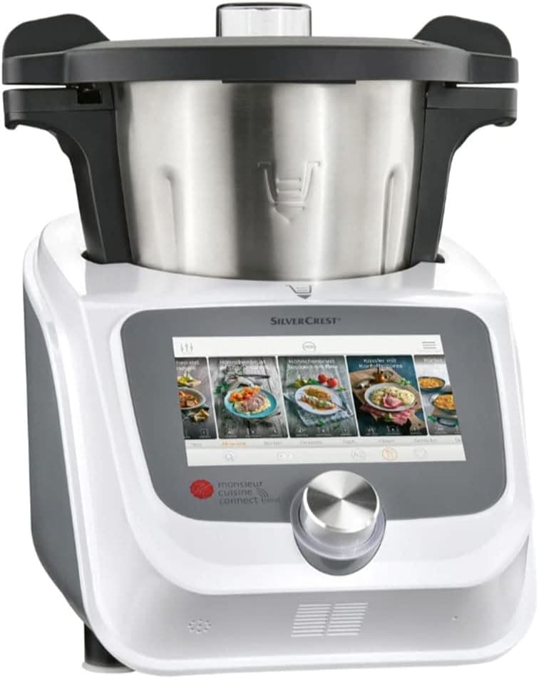 Silvercrest SKMC 1200 Monsieur Cuisine Connect Multikocher weiß