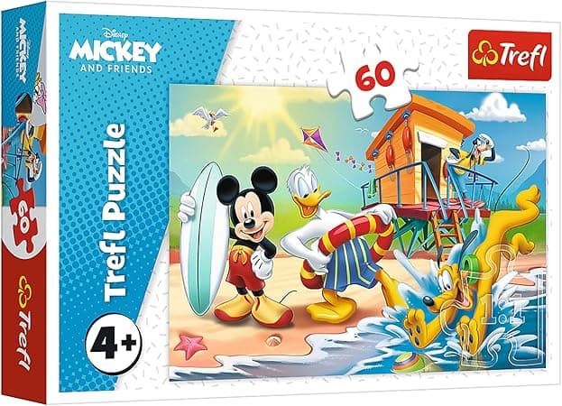 Trefl Puzzle 17359 - Disney Mickey and Friends: Interessanter Tag [60 Teile]