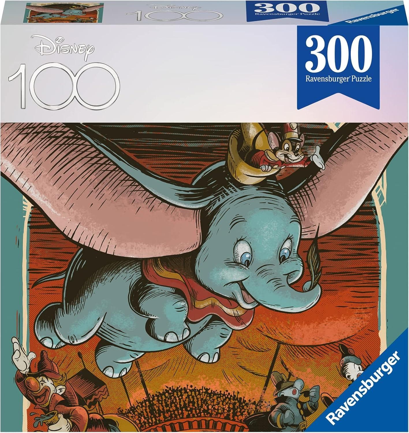Ravensburger Puzzle 13370 - Disney 100: Dumbo [300 Teile]