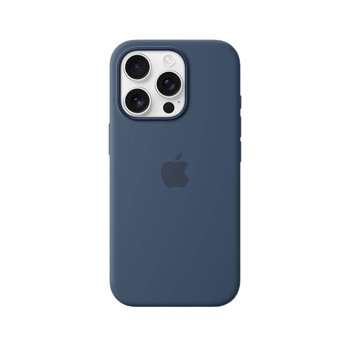 Apple Silikon Case mit MagSafe [für iPhone 16 Pro] denim