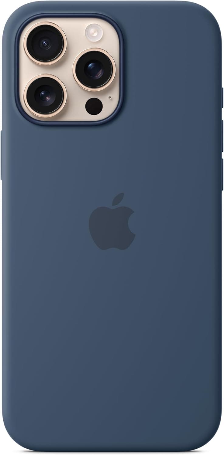 Apple Silikon Case mit MagSafe [für iPhone 16 Pro Max] denim