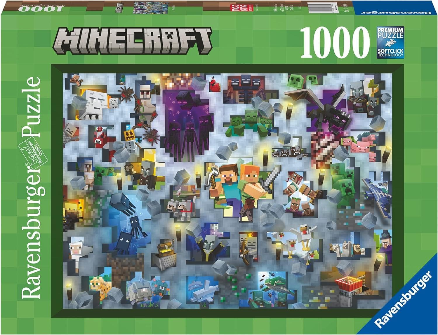 Ravensburger Puzzle 17188 - Minecraft Mobs [1.000 Teile]