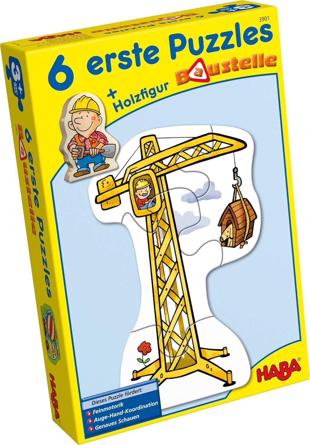 Haba 3901 - 6 erste Puzzles: Baustelle