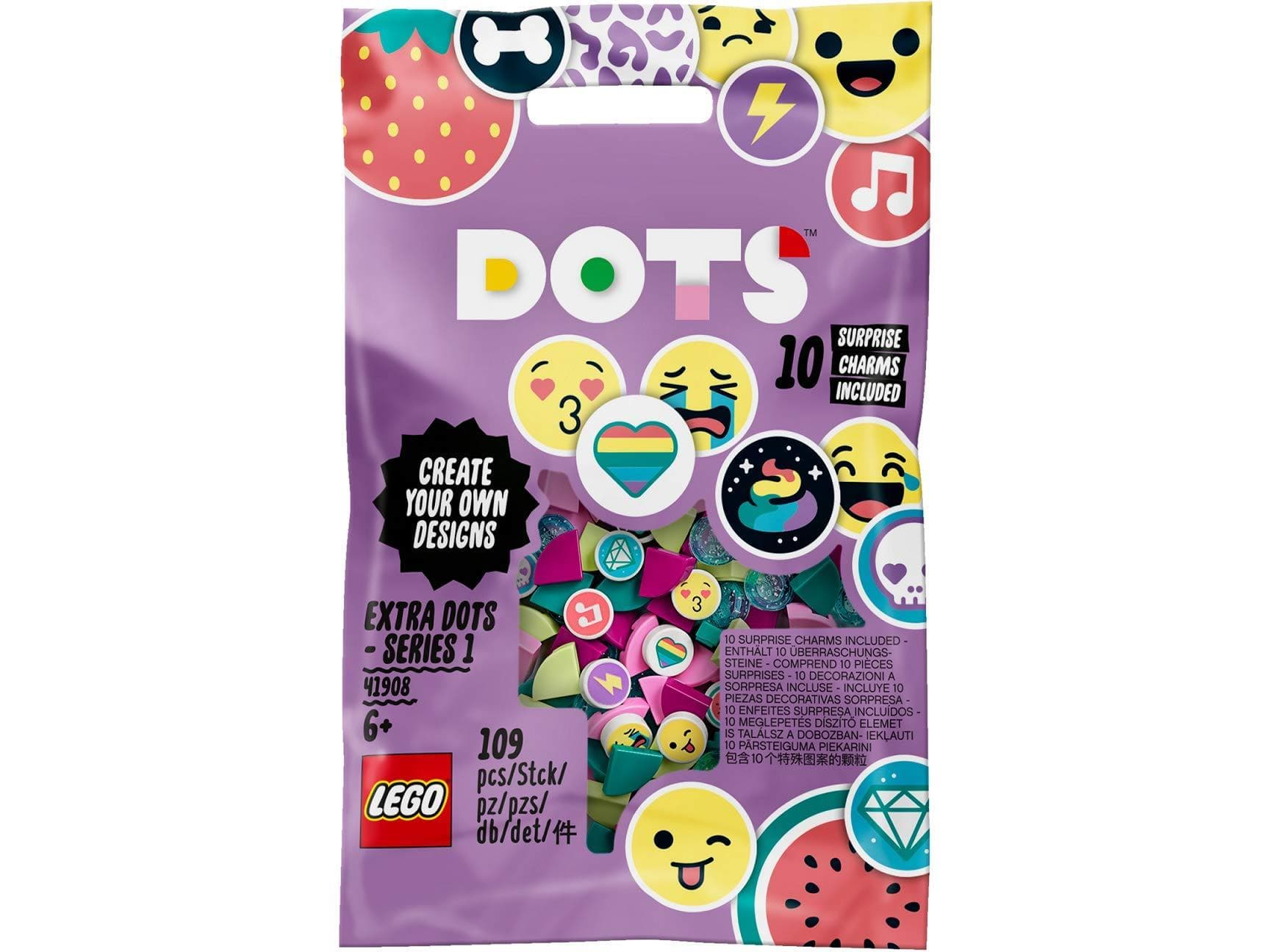 LEGO 41908 DOTS Armband Ergänzungsset Smiley