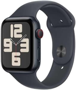 Apple Watch SE 2 (2024) [GPS + Cellular inkl. Sportarmband M/L mitternacht] 44mm Aluminiumgehäuse mitternacht