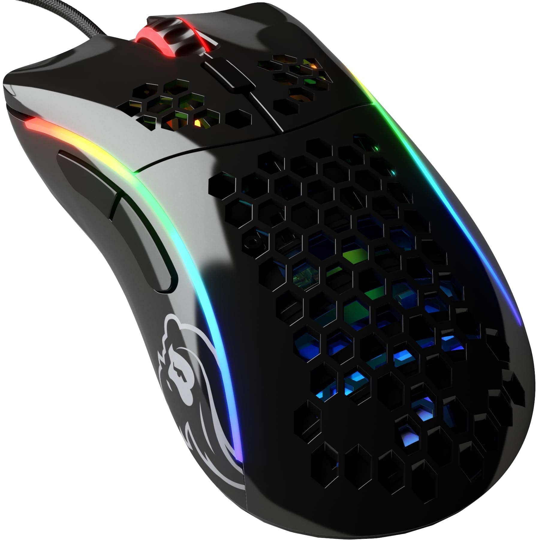 Glorious PC Gaming Race Model D [kabelgebunden 6 Tasten RGB] schwarz glänzend