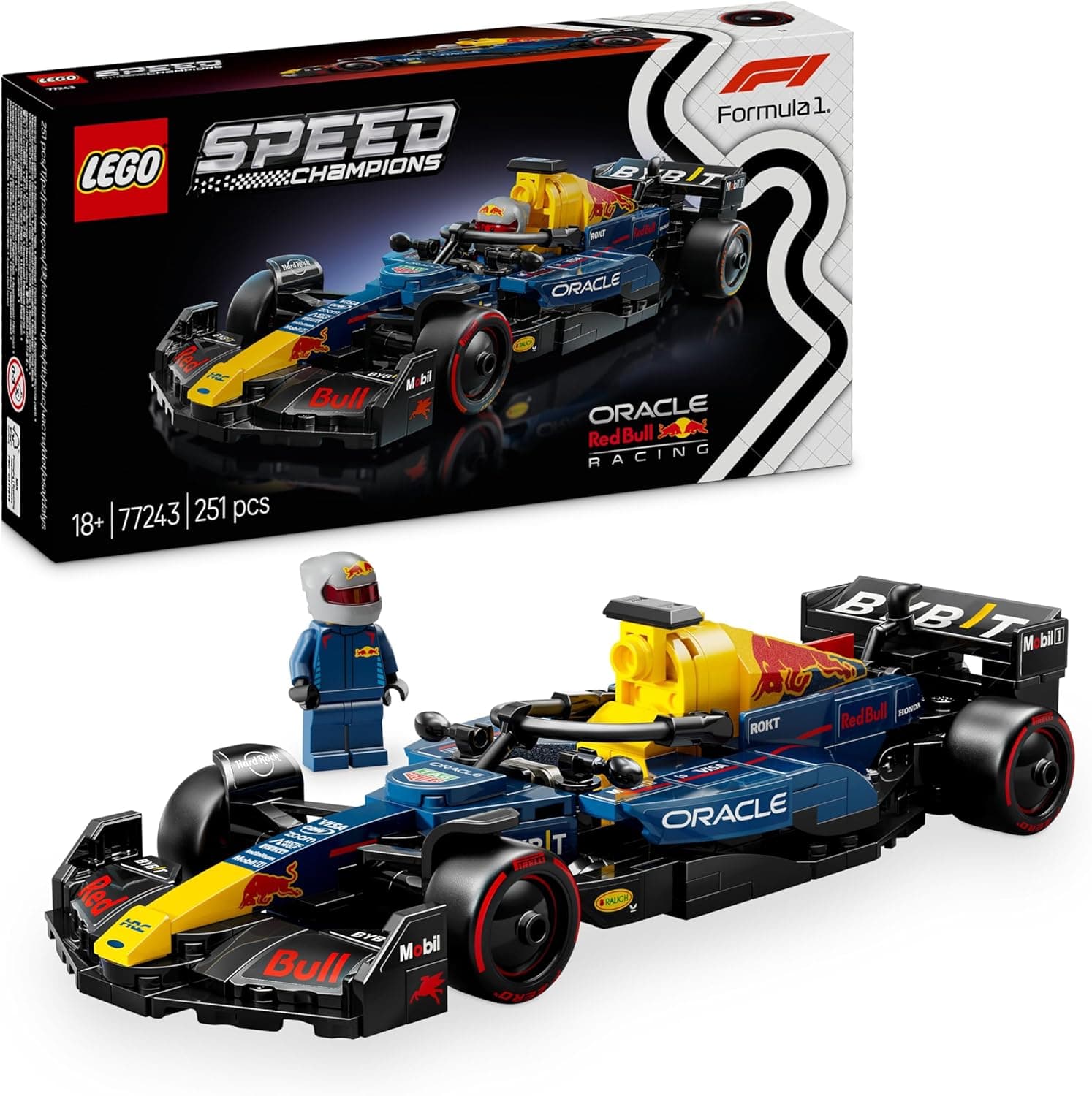 LEGO Speed Champions 77243 - Oracle Red Bull Racing RB20 F1 Rennauto