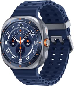 Samsung Galaxy Watch Ultra (2025) [inkl. Kautschukarmband blau] 47mm Titangehäuse blau