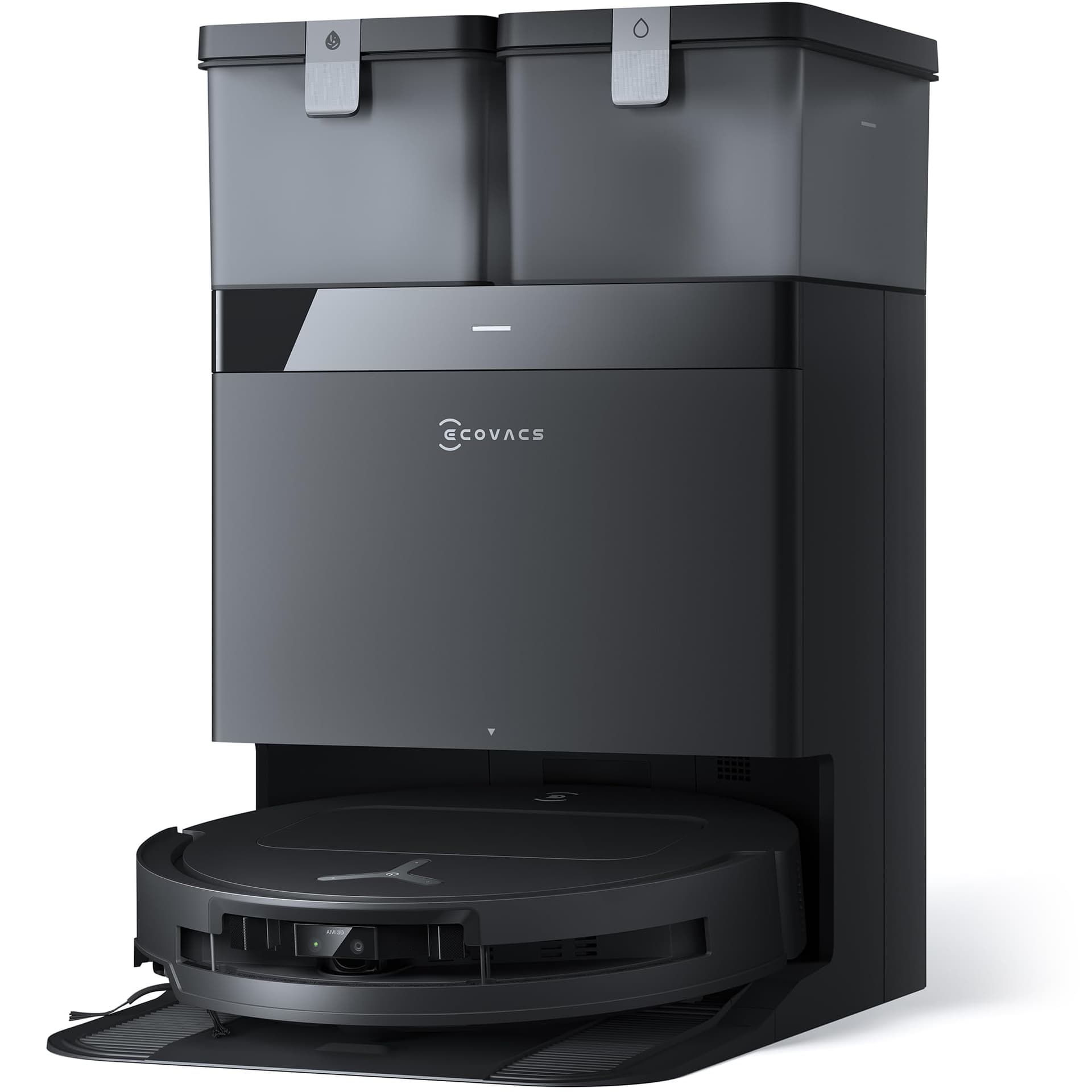 Ecovacs Deebot T50 Omni Gen2 [Saug- & Wischroboter 180 Minuten 260ml + 55ml 21.000Pa inkl. Absaug-/Reinigungsstation] schwarz
