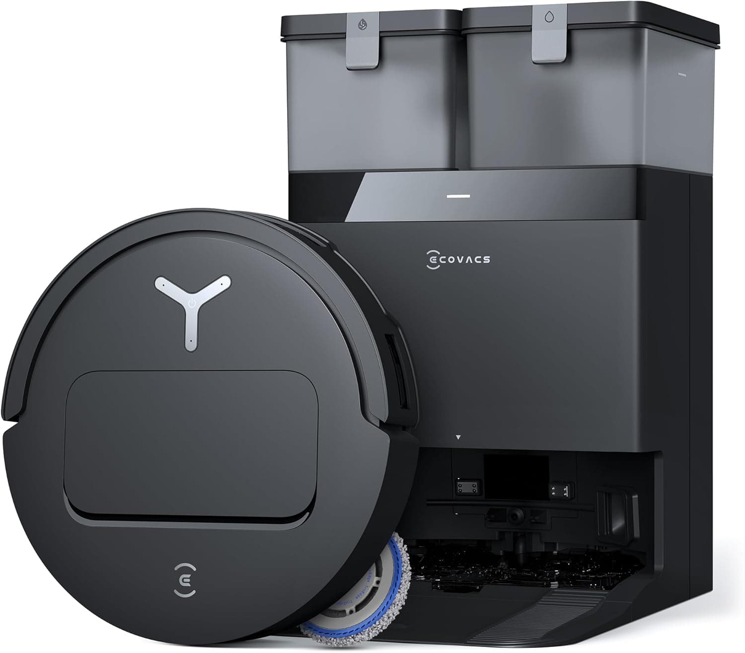 Ecovacs Deebot T50 Pro Omni Gen2 [Saug- & Wischroboter 180 Minuten 260ml + 55ml 21.000Pa inkl. Absaug-/Reinigungsstation] schwarz