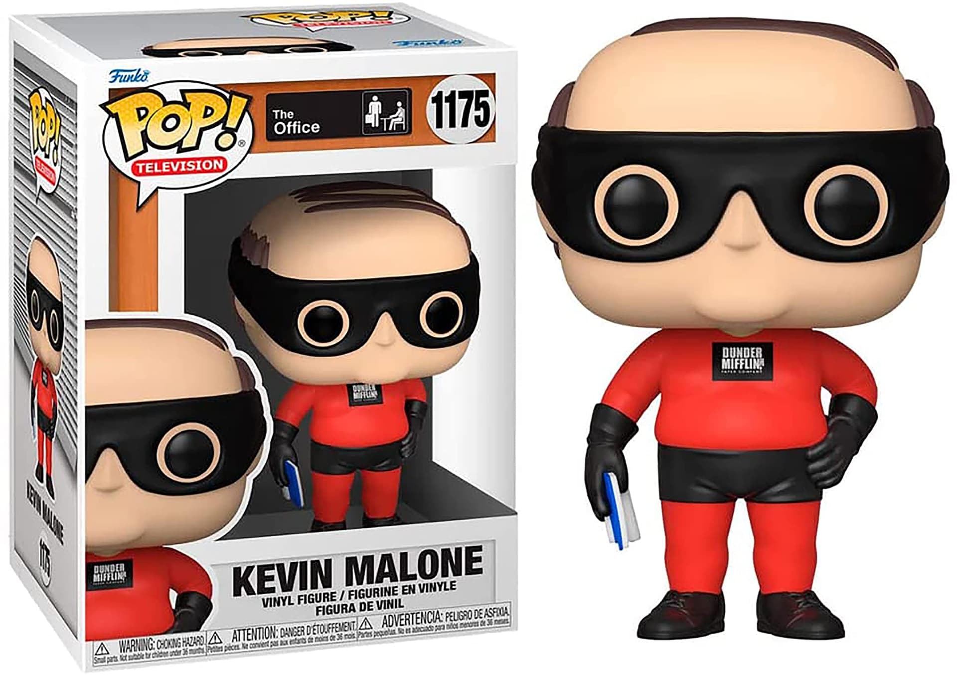Funko Pop! TV: The Office - Kevin Malone As Dunder Mifflin Superhero - Vinyl-Sammelfigur - Geschenkidee - Offizielle Handelswaren - Spielzeug Für Kinder und Erwachsene - TV Fans