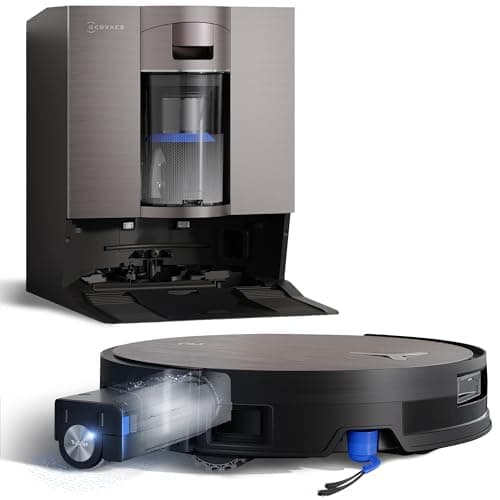 Ecovacs Deebot X11 Omnicyclone [Suag- & Wischroboter 220ml + 110ml 19.500Pa inkl. Absaugstation] schwarz