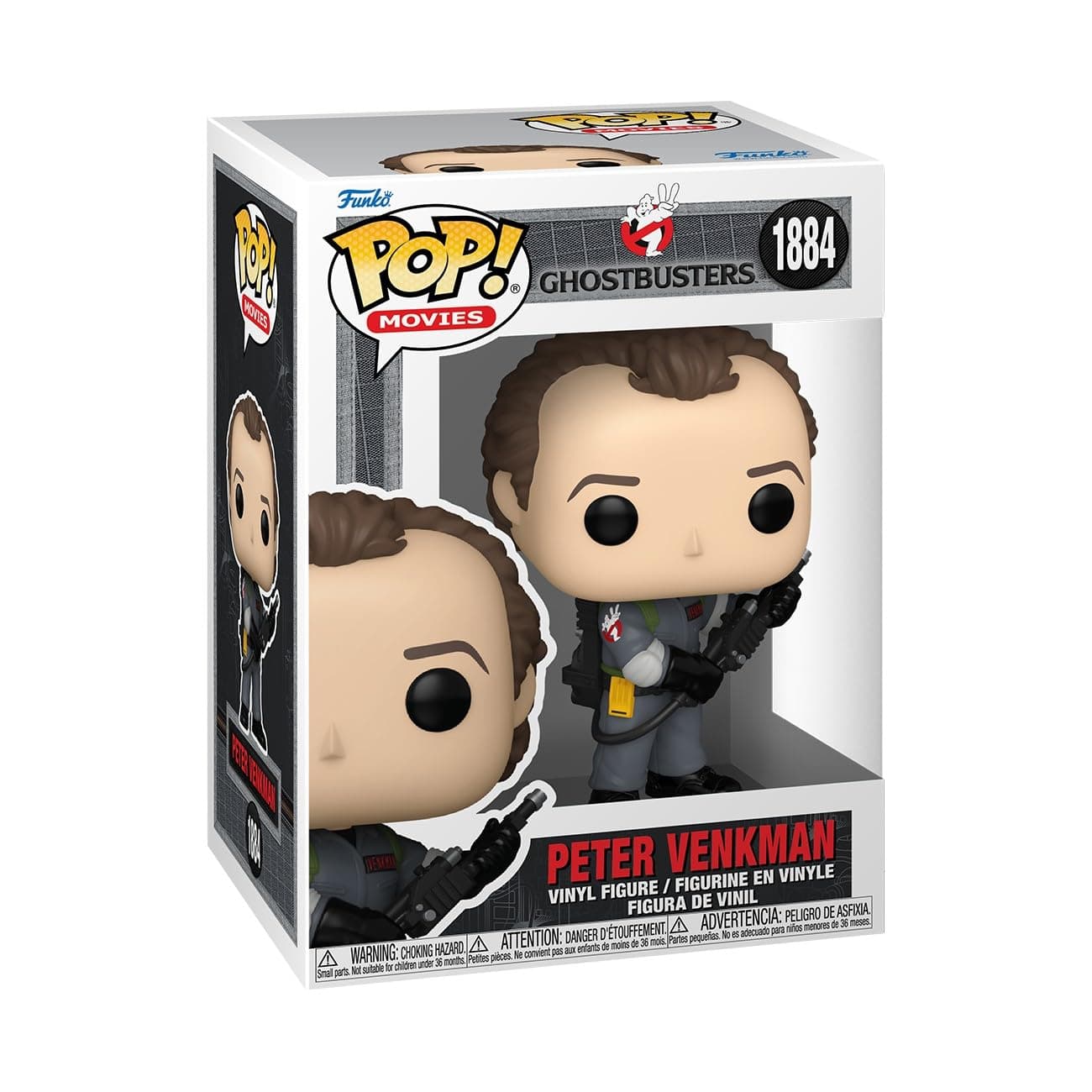 Funko Pop! Movies: Ghostbusters II - Dr. Peter Venkman - Ghostbusters 2 - Vinyl-Sammelfigur - Geschenkidee - Offizielle Handelswaren - Spielzeug Für Kinder und Erwachsene - Movies Fans