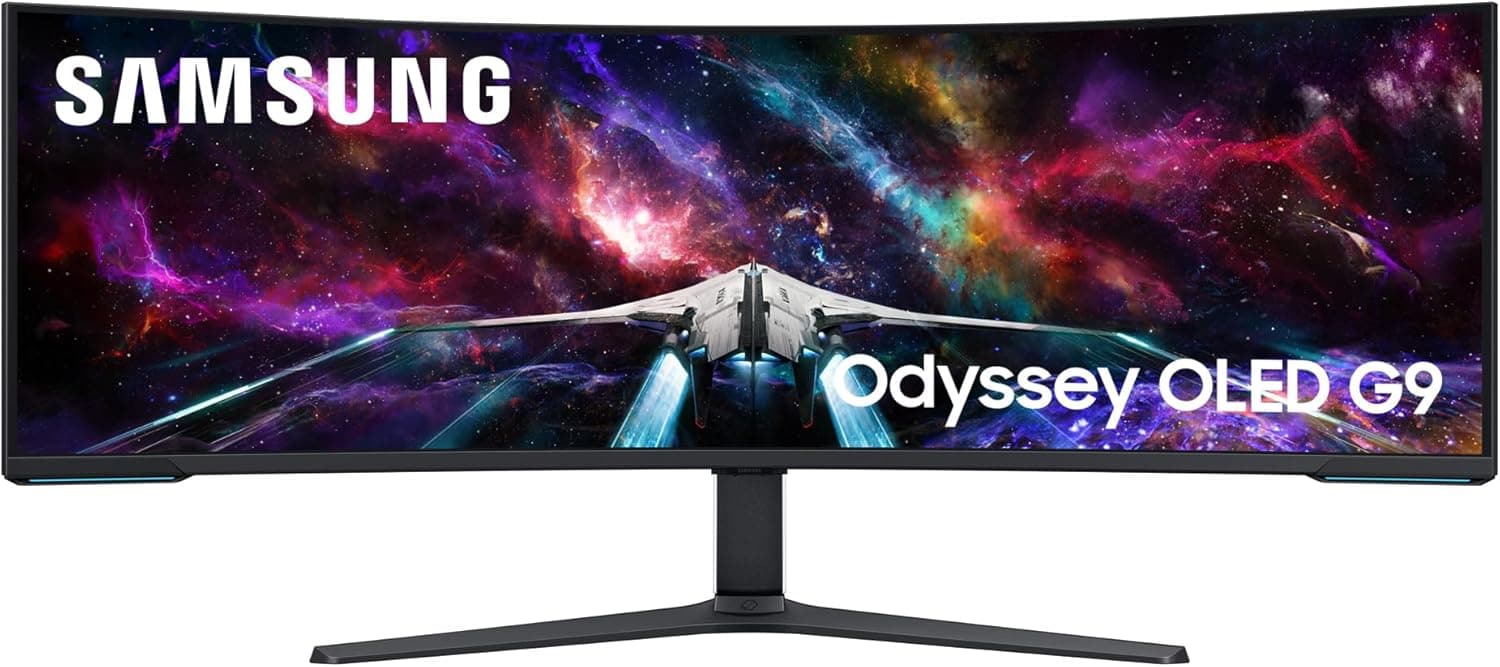 Samsung Odyssey Neo G9 G95NC [57'' Curved Dual UHD VA 240Hz 3x HDMI DP 1ms Reaktionszeit] weiß