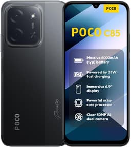 Xiaomi Poco C85 128GB [Dual-Sim] schwarz