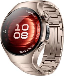 Huawei Watch 5 [inkl. Titan-Armband gold] 42mm Edelstahlgehäuse gold