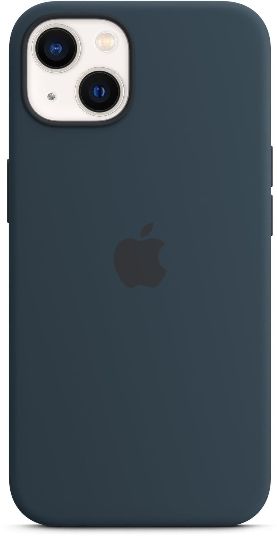 Apple Silikon Case mit MagSafe (für iPhone 13) - Abyssblau