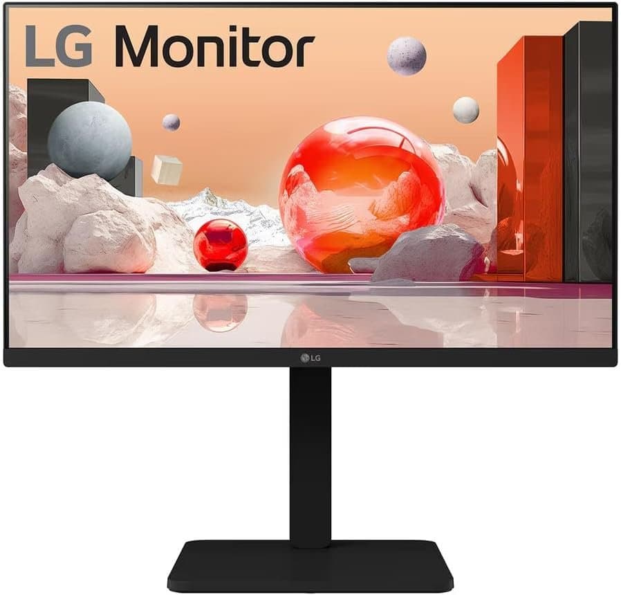 LG 24BA550-B [238'' FHD IPS 100Hz DisplayPort 1.2 HDMI 1.4 VGA USB-B 3.0 4x USB-A 3.0 5ms Reaktionszeit] schwarz
