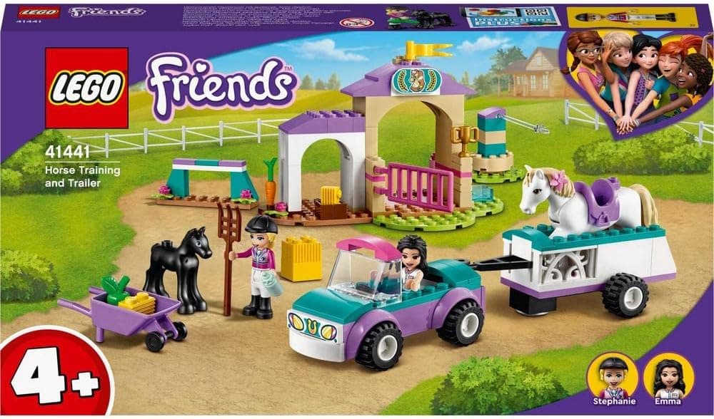 Lego Friends 41441 - Trainingskoppel und Pferdeanhänger