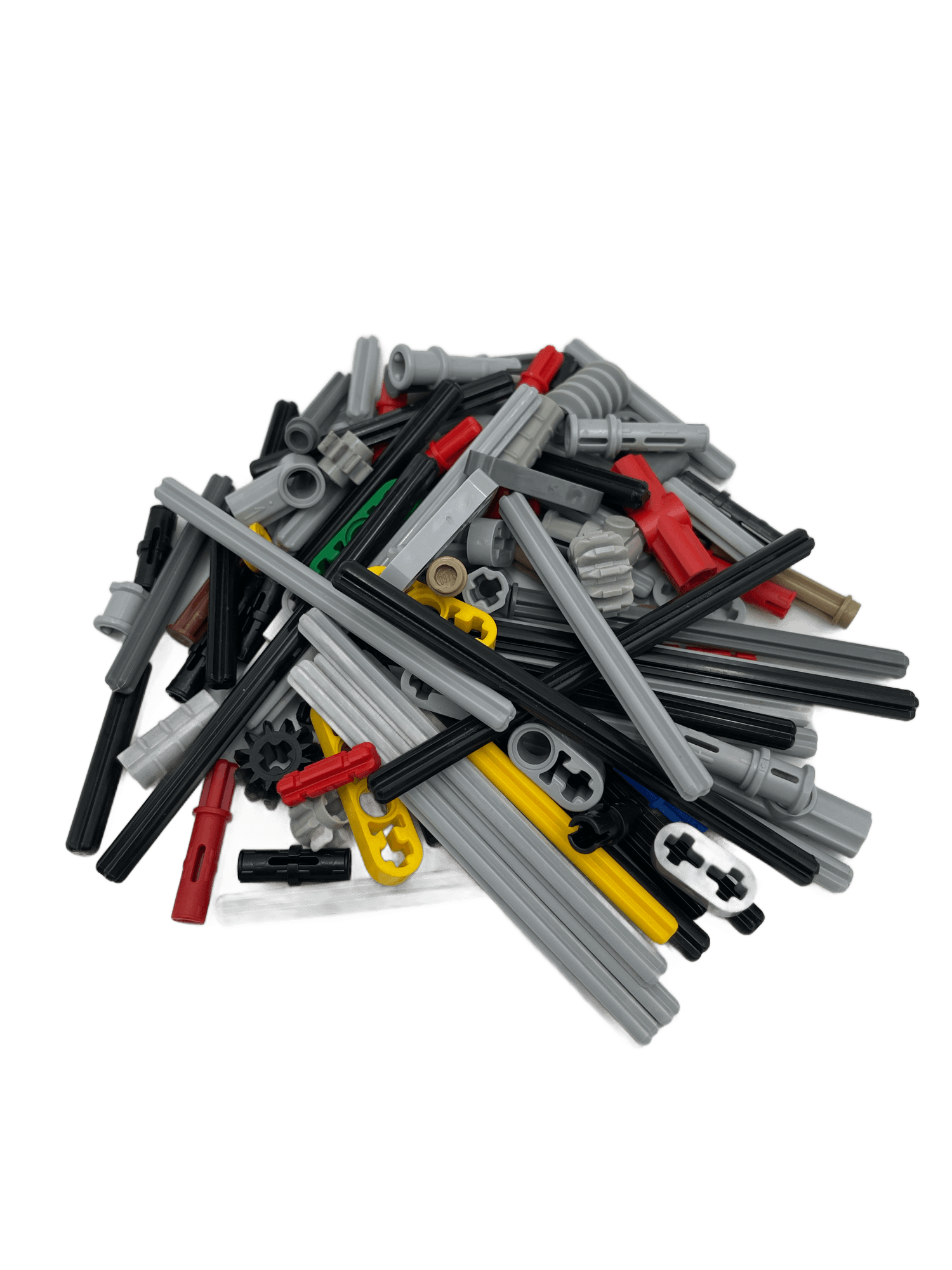 LEGO Technic Kleinteile bunt gemischt 100 Stück Pins Stecker Kreuzstangen Achsen Verbinder Technic Teile Steine