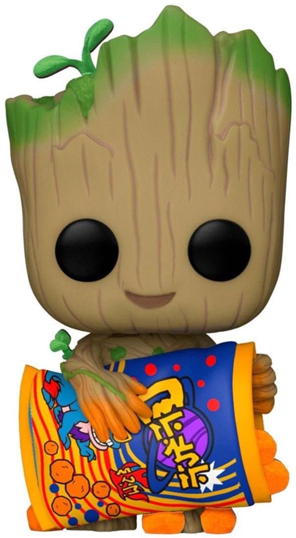 Funko POP! 1196 - I Am Groot with Cheese Puffs Flocked
