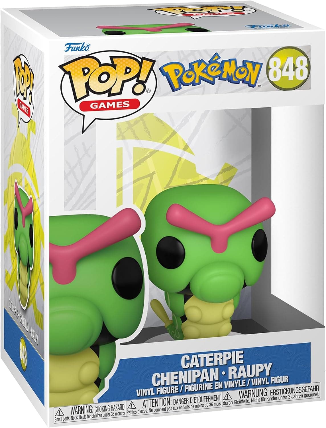 Funko Pop! Games 848 - Pokémon: Caterpie Chenipan Raupy